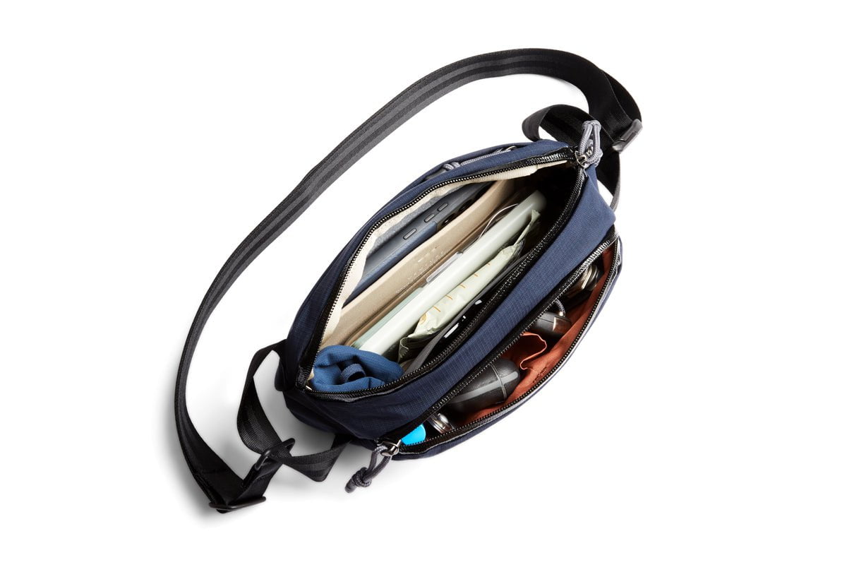 Bellroy Venture Ready Sling 2.5L Crossbody Bag - Lightweight & Water-Resistant Travel Pack for Men & Women - Perfect for Hiking, Commuting & Everyday Carry
