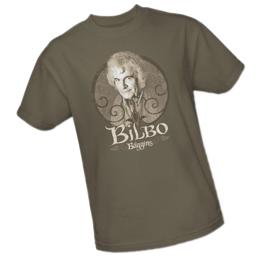 Lord of the Rings Bilbo Baggins T-Shirt for Adults - Fantasy Fan Gift