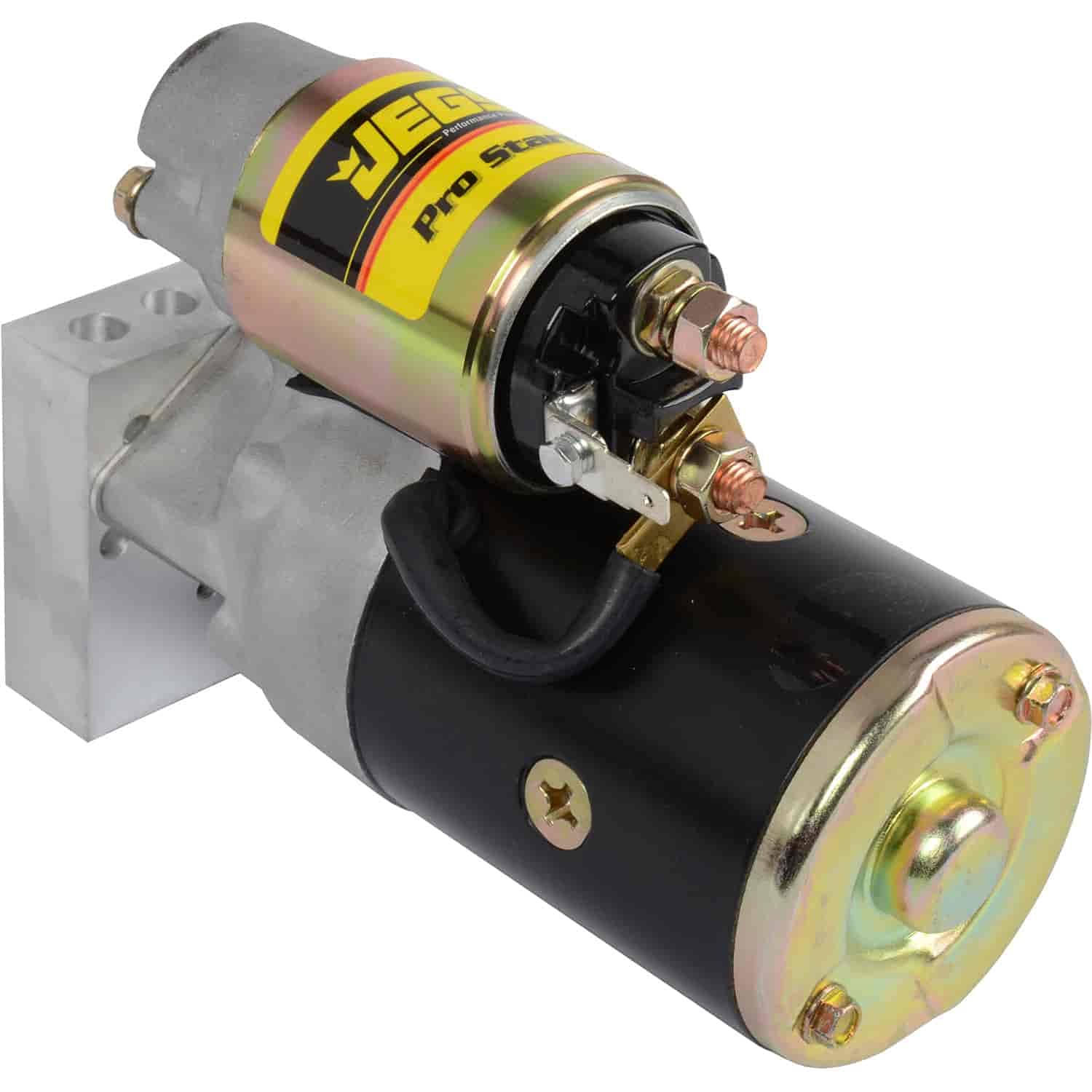 JEGS Heavy-Duty Mini Starter for Small Block & Big Block Chevy Engines | Hitachi-Style Design | USA Made | Perfect for Automotive Repair & Engine Upgrades