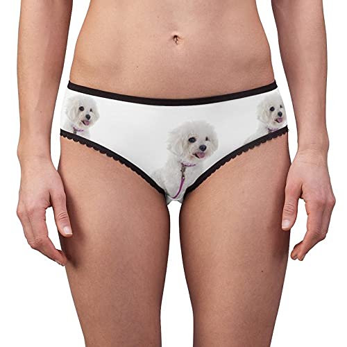 Bichon Frise Cotton Underwear for Women - Comfortable Briefs & Funny Panties - Perfect for Dog Lovers, Gifts, and Casual Wear