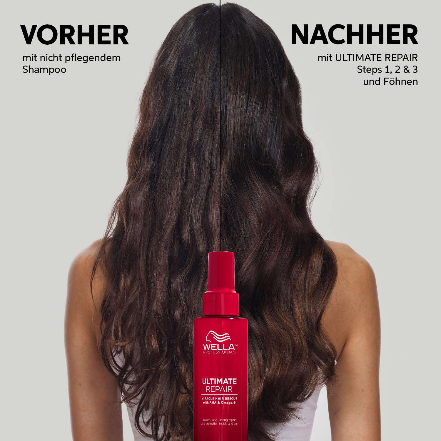 Wella Professionals Ultimate Repair Miracle Hair Rescue Serum – 90 Sec Repairing Leave-In Treatment – Anti-Frizz & Anti-Split Ends Detangling Spray – 95ml – Perfect for Damaged Hair & Quick Salon-Quality Results at Home