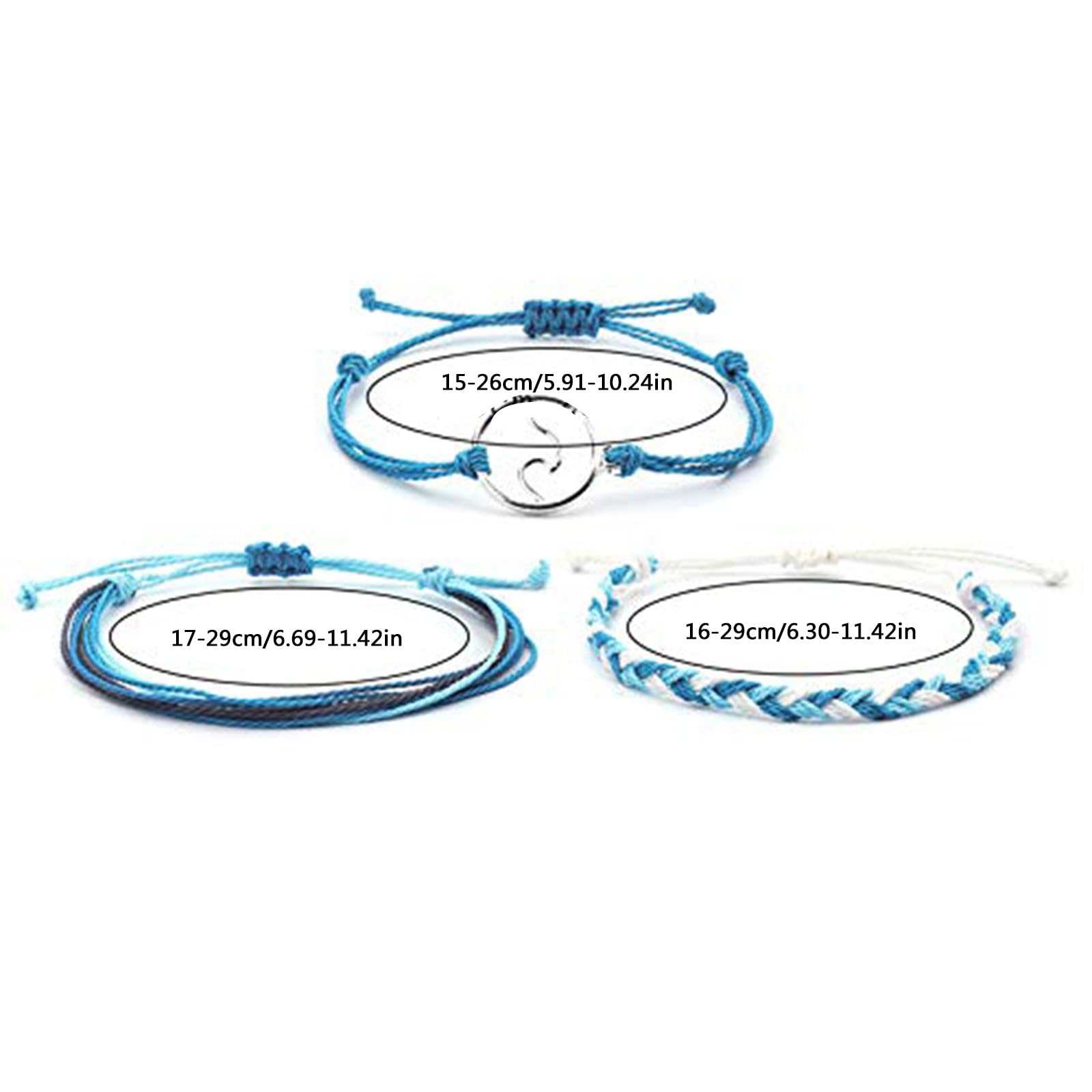 Trendy Wave Bracelet for Women & Teen Girls - Boho Aesthetic Jewelry, VSCO & African Inspired Thread Bracelet - Perfect for Beach, Summer & Festival Outfits