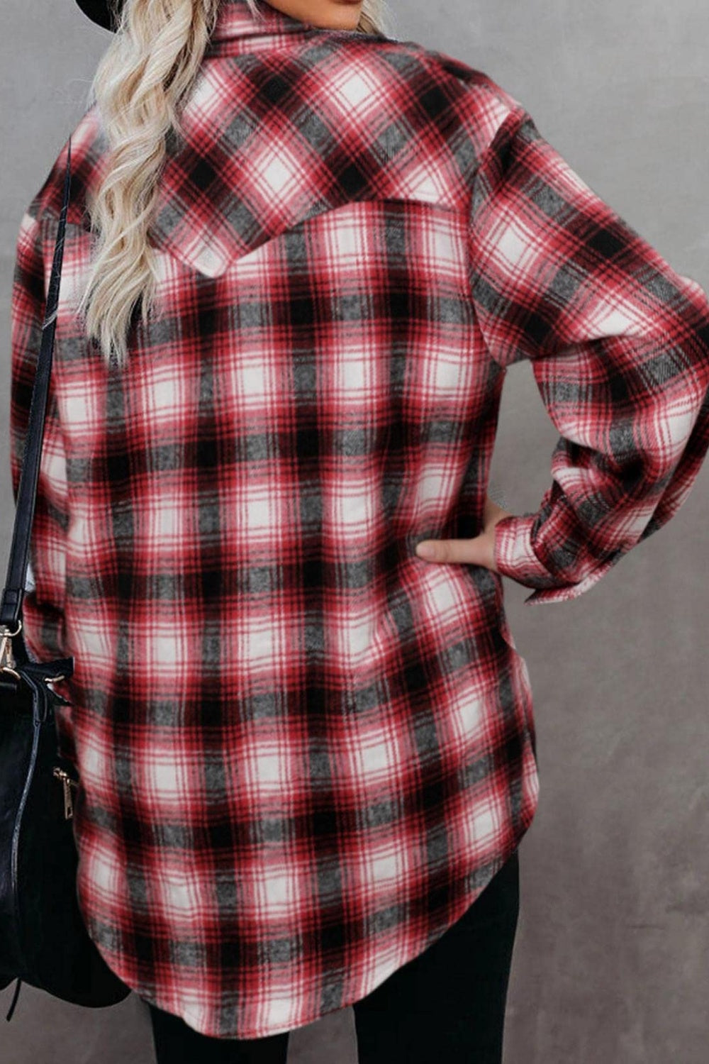 Men's Classic Plaid Long Sleeve Button-Down Shirt with Collar - Casual & Business Wear for Office, Dating, and Outdoor Activities