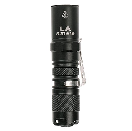 LA Police Gear Operator EDC 330 Lumens Compact Tactical Flashlight - Bright LED Pocket Flashlight for Camping, Hiking, Emergency & Everyday Carry (EDC)