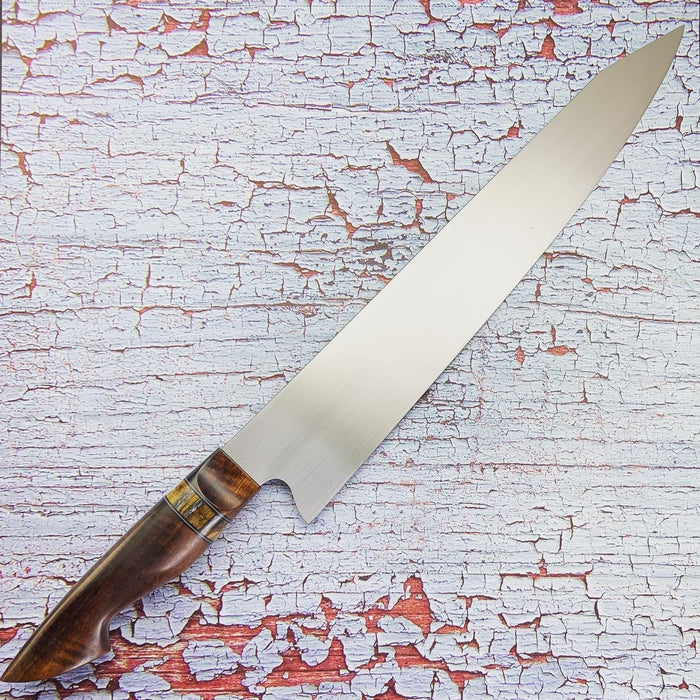 Premium Joe Edson 270mm AEB-L Stainless Steel K-Tip Gyuto Custom Chef Knife - Professional Japanese Kitchen Knife for Slicing, Dicing & Precision Cooking