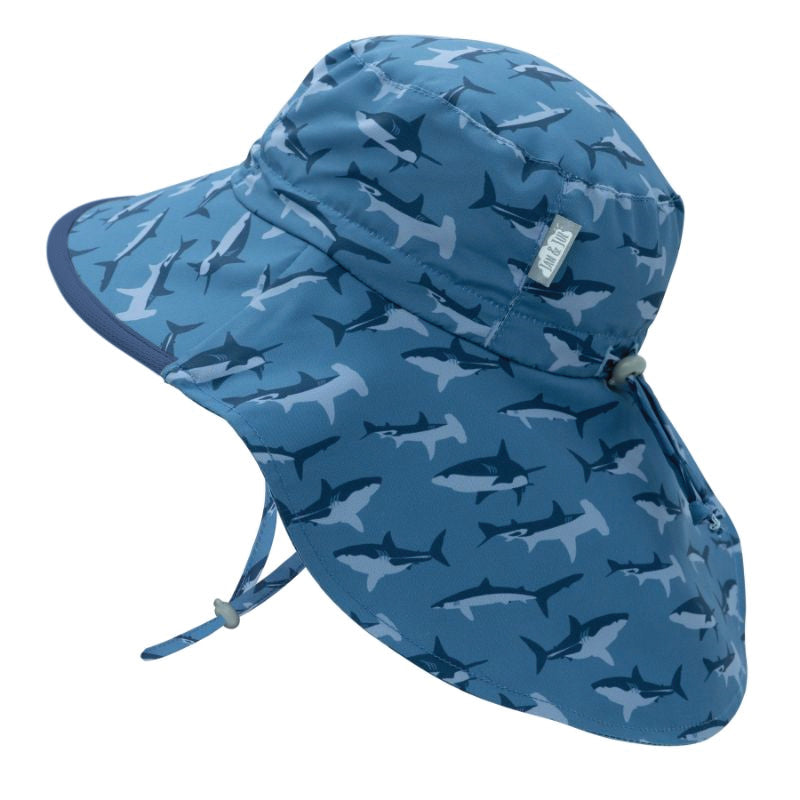 Jan & Jul Grow With Me Aqua Dry Adventure Sun Hat for Kids - UV Protection Waterproof Sun Hat for Outdoor Beach, Pool, and Summer Activities