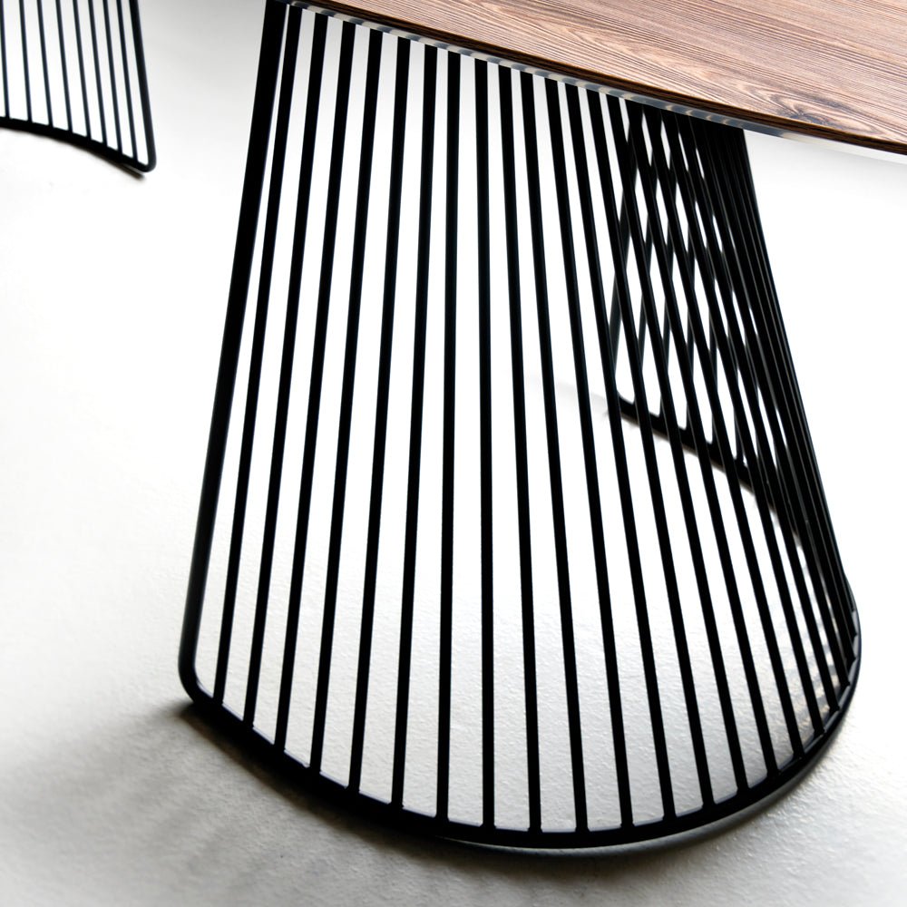 Premium Grid Table by BBB - Modern & Durable for Home Office, Dining, or Outdoor Use