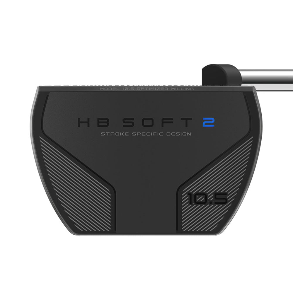Cleveland Huntington Beach Soft 2 Black Men's Right-Handed Golf Putter 10.5° Loft - Perfect for Improving Short Game & Putting Accuracy on Greens