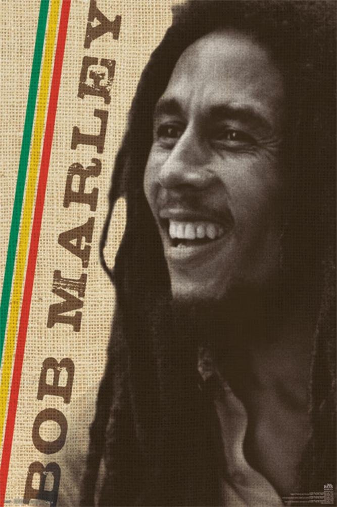 Bob Marley Smile Wall Poster 22.375