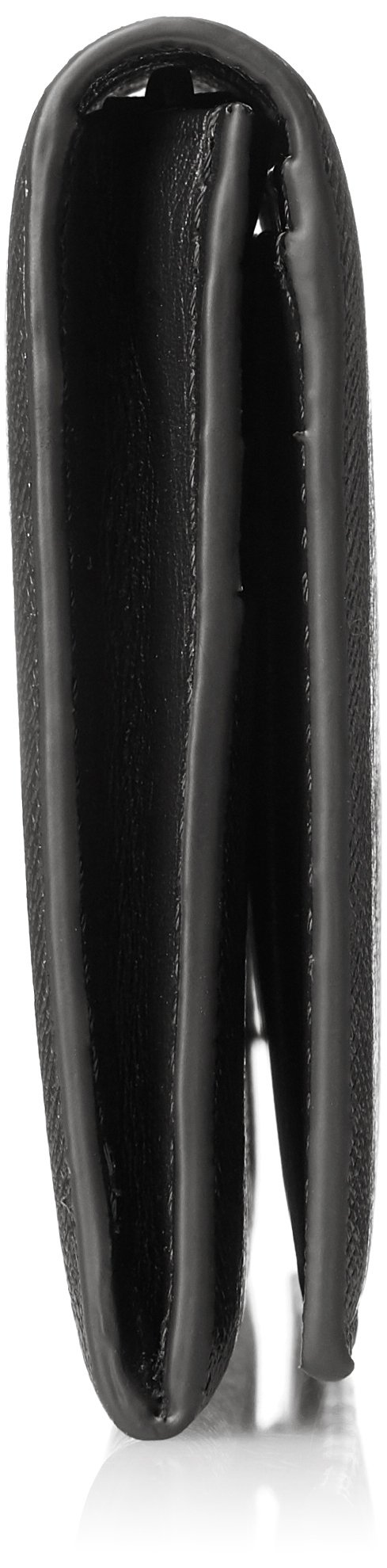 LANVIN COLLECTION Men's Quurulu De Van Bifold Long Wallet - Premium Leather RFID Blocking Slim Wallet for Business & Travel