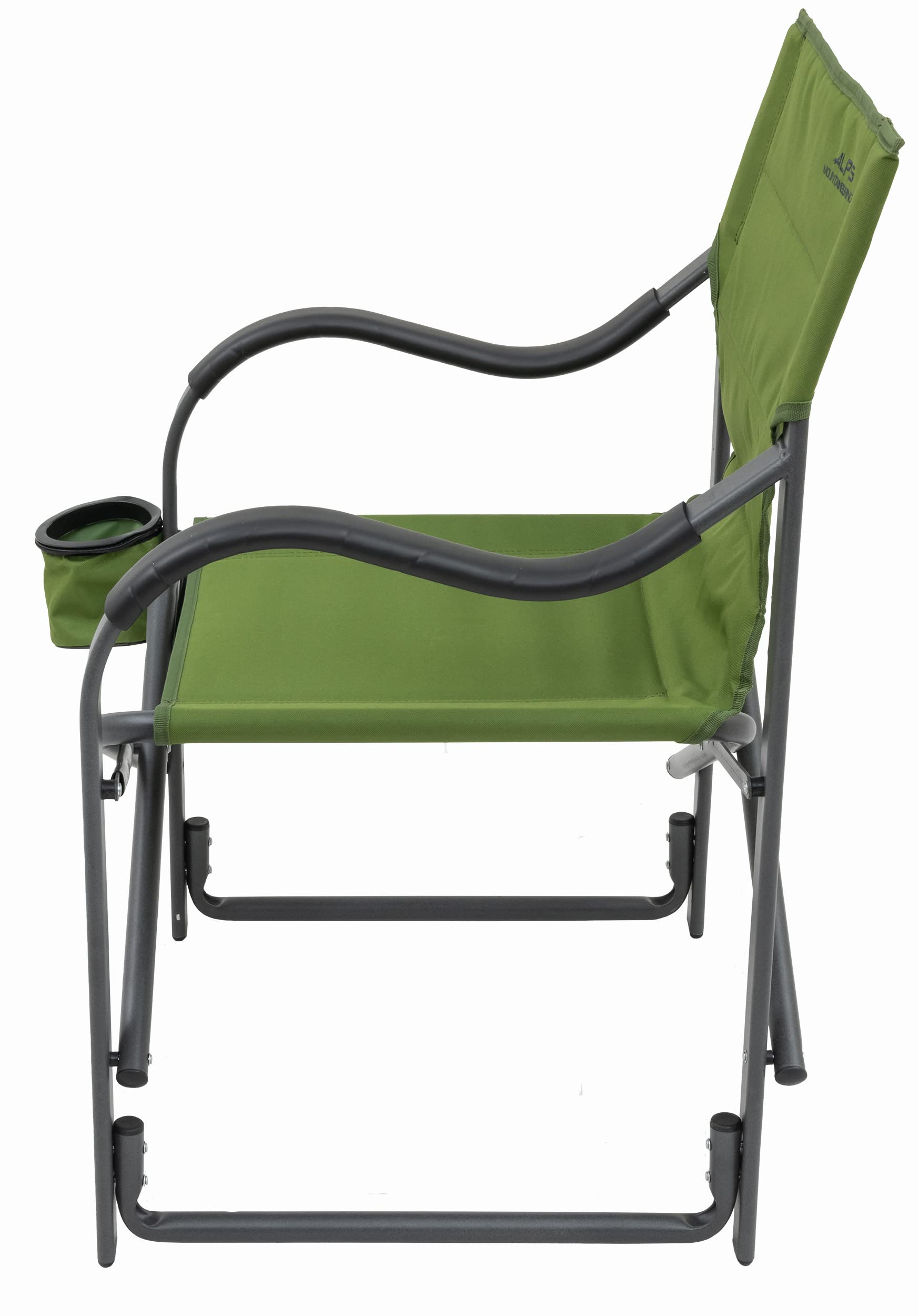 ALPS Mountaineering Camping Chair for Adults - Heavy Duty Folding Chair with Padded Polyester Fabric, Sturdy Aluminum/Steel Frame & Tall Back Support - Perfect for Outdoor Camping, Hiking, Backpacking, Beach & Picnics