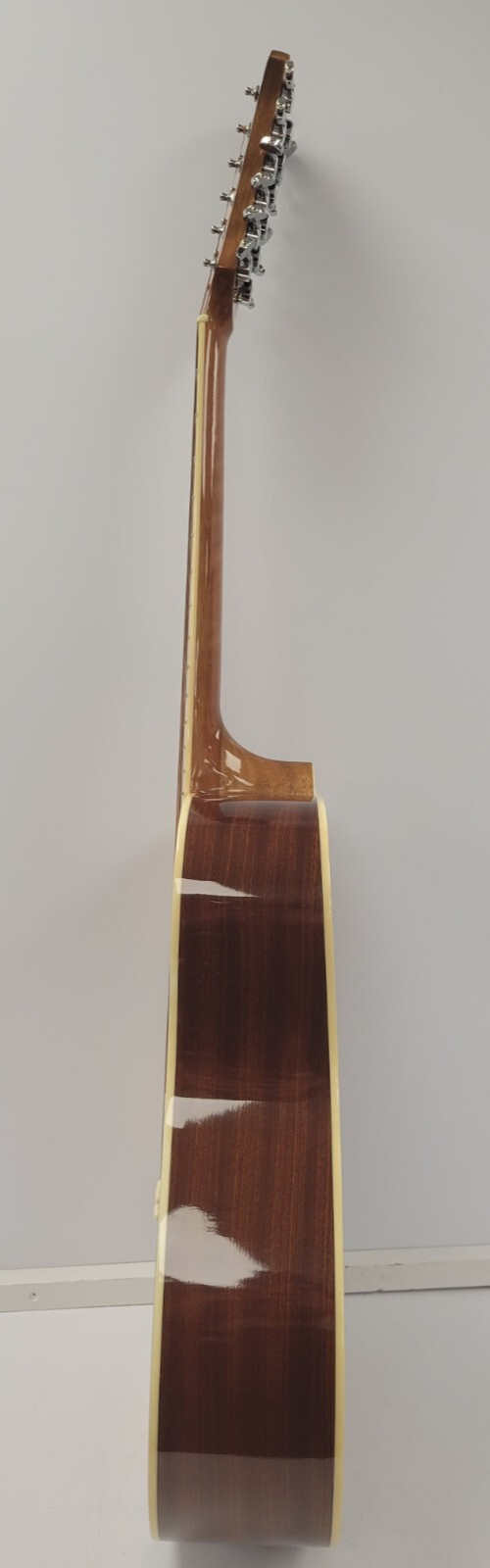 Denver DD44S12 Natural Acoustic Guitar - Perfect for Beginners, Camping & Live Performances