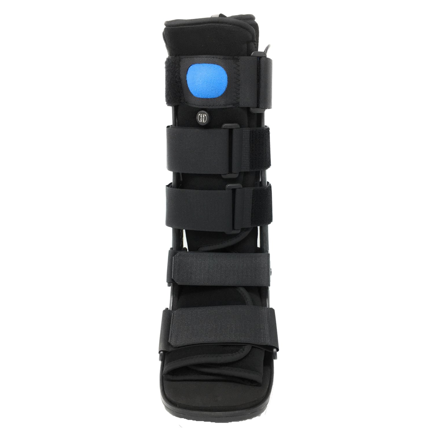 Premium OTC High Top Adjustable Air Cast Walker Boot for Ankle & Foot Injuries - Black, Deluxe Tall/X-Large - Ideal for Post-Surgery Recovery, Sprains & Fractures Support