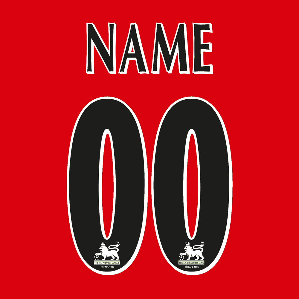 Custom Premier League Print 1997-07 (Black) - Perfect for Football Fans, Home Decor, and Sports Memorabilia Collection