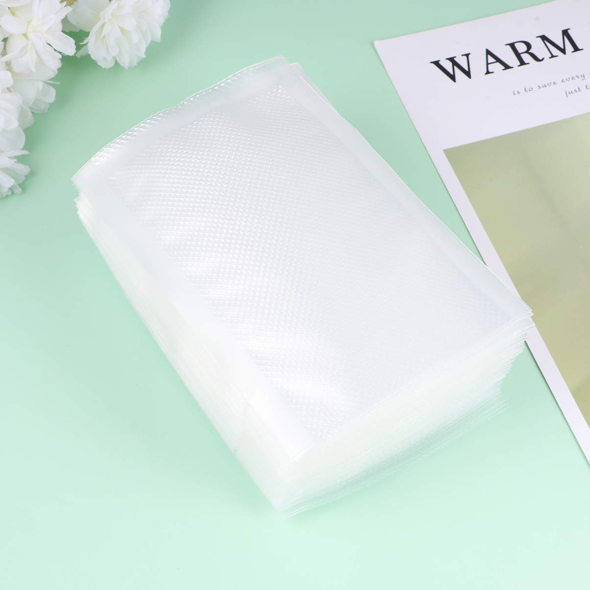 100pcs Tofu Mold & Vacuum Sealer Bags - Airtight Food Storage Bags for Tofu Press, Meal Prep, Travel, Fridge Organization & Sous Vide Cooking | Perfect for Delicatessen, Sausage, Fruits & Vegetables Preservation