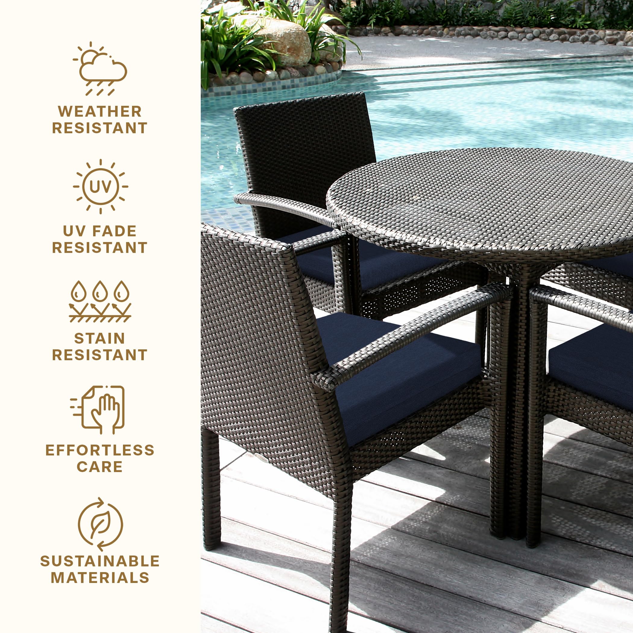 Premium Honeycomb Outdoor Cushion Set - 20