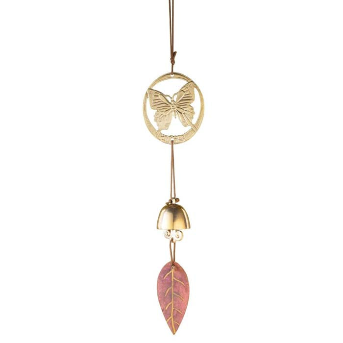 Beautiful Butterfly Door Chime - Elegant Wind Chime for Home & Garden Decor - Perfect for Front Porch, Patio, and Outdoor Spaces