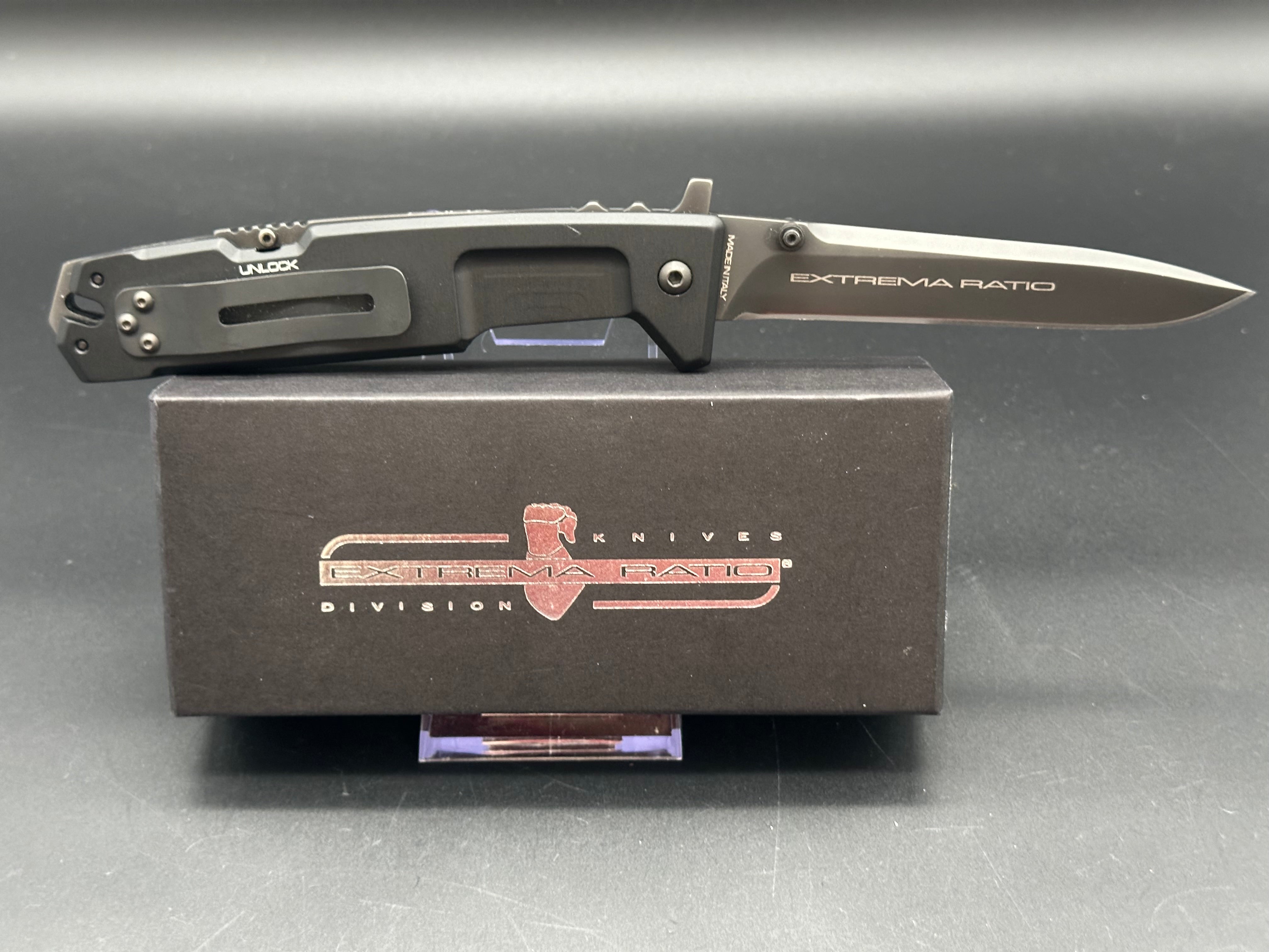 Extrema Ratio Faida Tactical Knife - Nemesis Series - High-Performance Outdoor Survival & Hunting Knife - Perfect for Camping, Hiking & Bushcraft Adventures