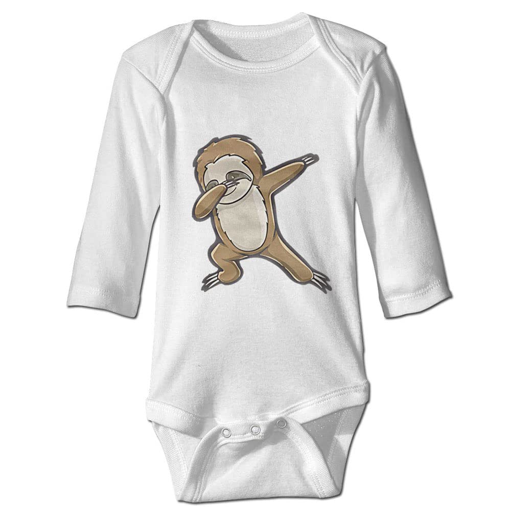 Adorable Sloth Dabbing Baby Bodysuit - Cute Animal Romper for Infant Boys & Girls | Perfect for Photo Shoots, Playtime & Casual Outfits