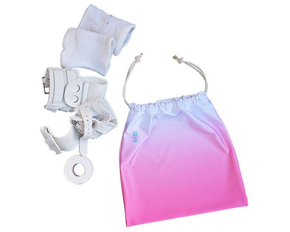 Gymnastics Grip Bag with Swarovski Crystals - Pink Ombre for Training & Competitions