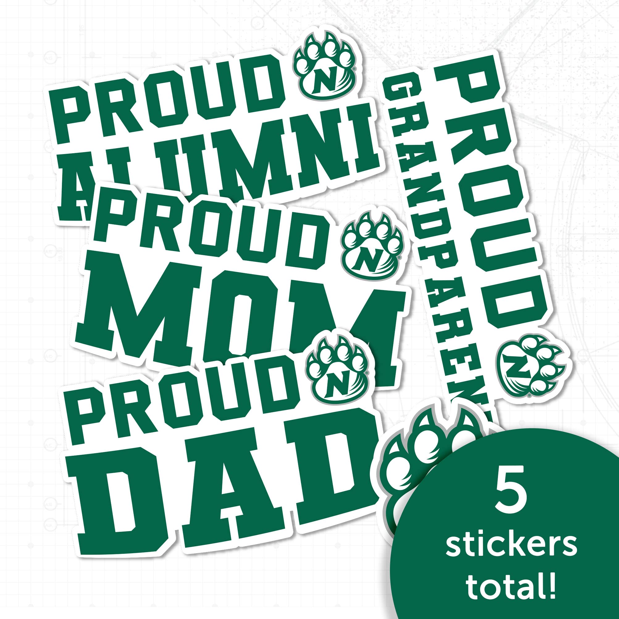 Premium NW Missouri State University Bearcats Vinyl Decals - Desert Cactus Design for Laptop, Water Bottle, Car & Scrapbooking (Family Full Sheet) | Perfect for College Pride, DIY Crafts & Fan Gifts