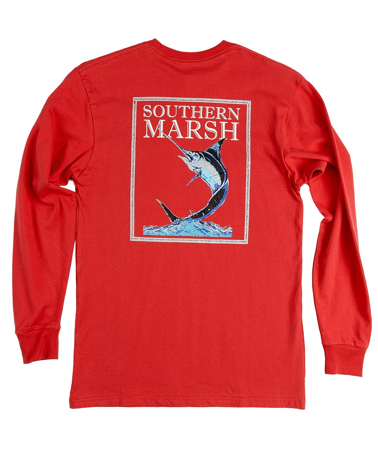 Southern Marsh Long Sleeve Fishing Shirt - Comfortable & Durable for Outdoor Fishing & Boating - Perfect for Anglers & Water Sports Enthusiasts