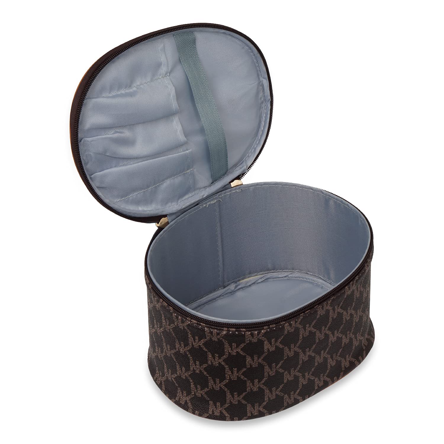 Ayaha 2-Piece Makeup Organizer Set - Cosmetic & Jewelry Box for Girls, Travel & Home Use