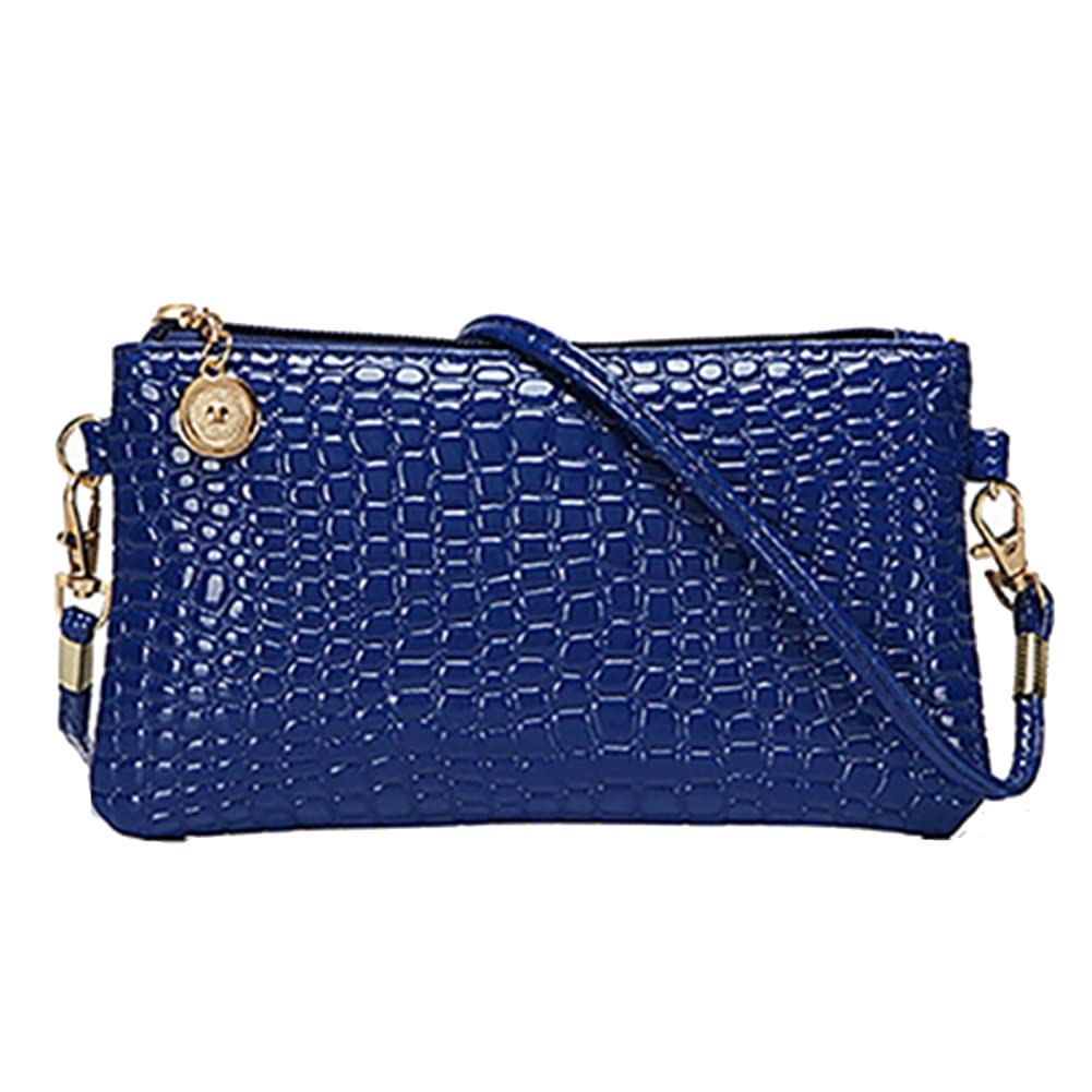 Bluelans Women's Faux Leather Clutch Wallet - Small Envelope Crossbody Shoulder Bag with Phone Pocket, Elegant Handbag for Daily Use, Parties & Gifts