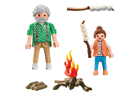 Premium Campfire with Marshmallows Kit - 71513 - Outdoor Camping Accessories for Family Fun, Backyard Bonfires & Cozy Nights - Perfect for S'mores Making & Camping Trips