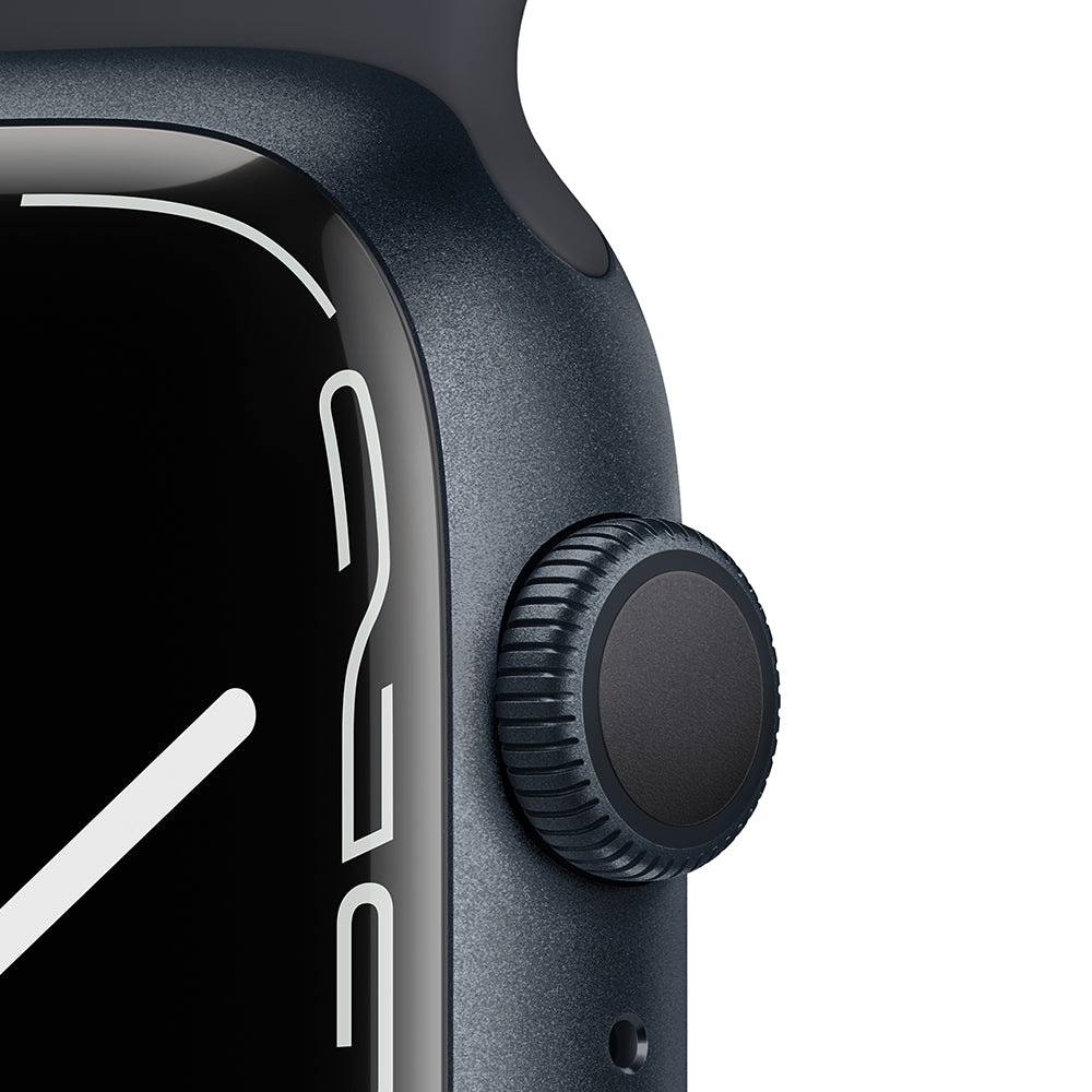 Apple Watch Series 7 45mm GPS + Cellular Aluminum Case with Sport Band - Perfect for Fitness Tracking, Calls & Smart Notifications