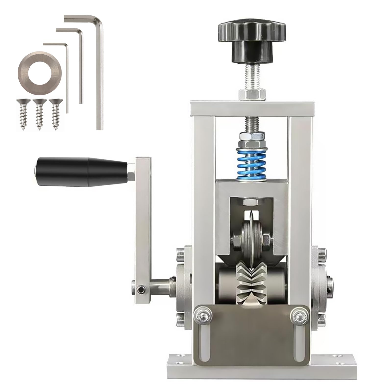 Upgraded Wire Stripping Machine with Spring Design & Extra Pressure Blade - 0.05'' to 1'' Manual/Automatic Wire Stripper Tool for Electrical Work, DIY Projects & Cable Repair