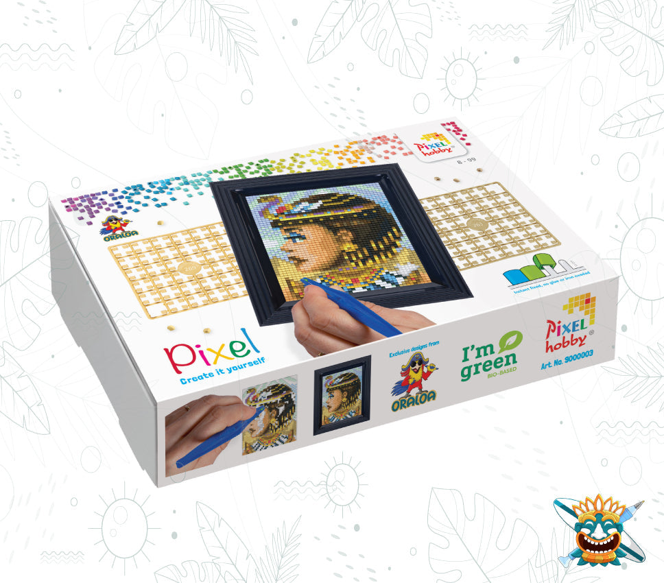 Pixel Hobby Oraloa Cleopatra Diamond Painting Kit - DIY Art Craft for Adults & Kids - Home Decor, Gift Idea for Christmas, Birthday - Relaxing Stress Relief Activity for Bedroom & Office