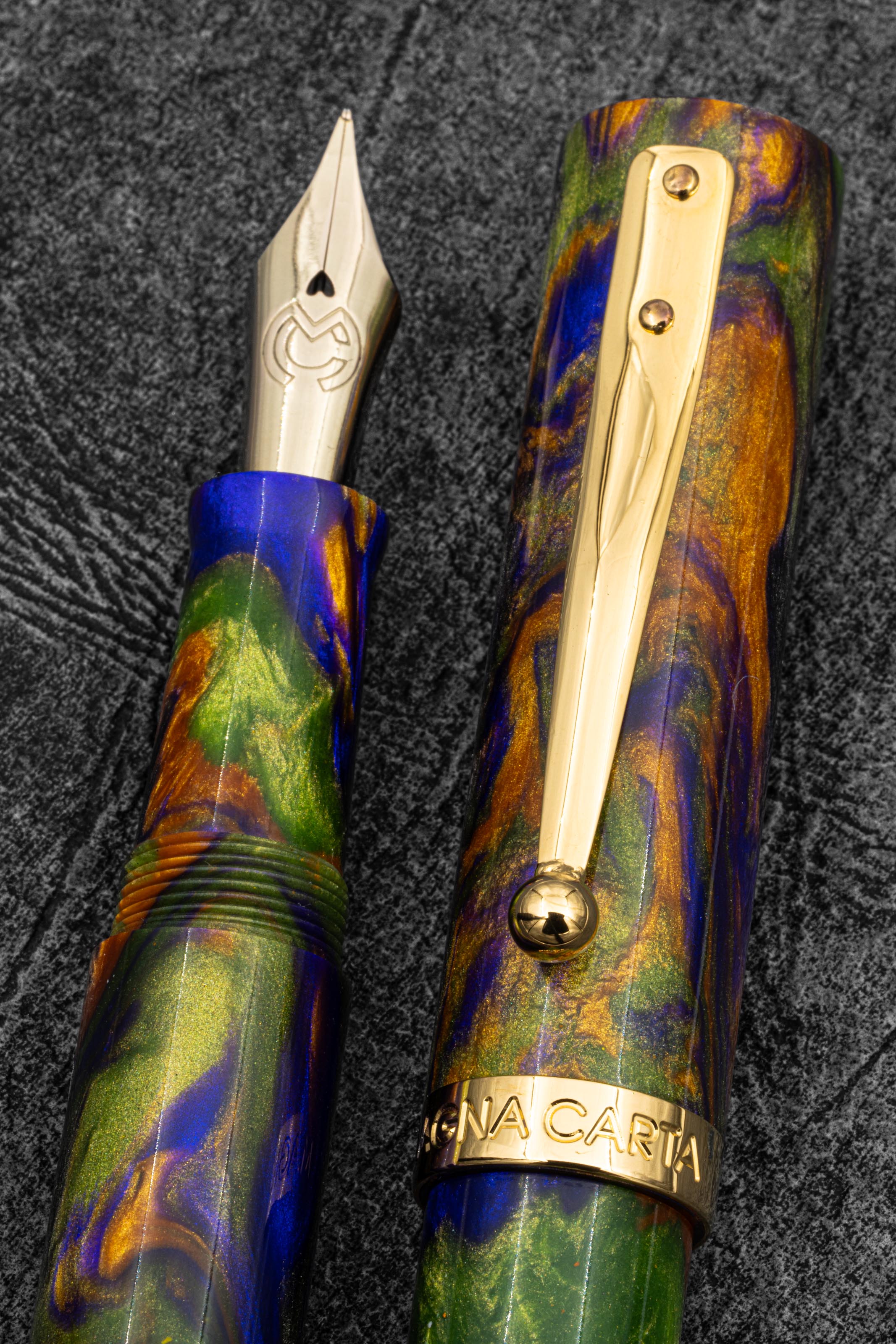 Magna Carta Mag 600 Fountain Pen with True Flex Nib - Premium Calligraphy Pen for Writing, Drawing & Signature - Ideal for Artists, Writers & Collectors