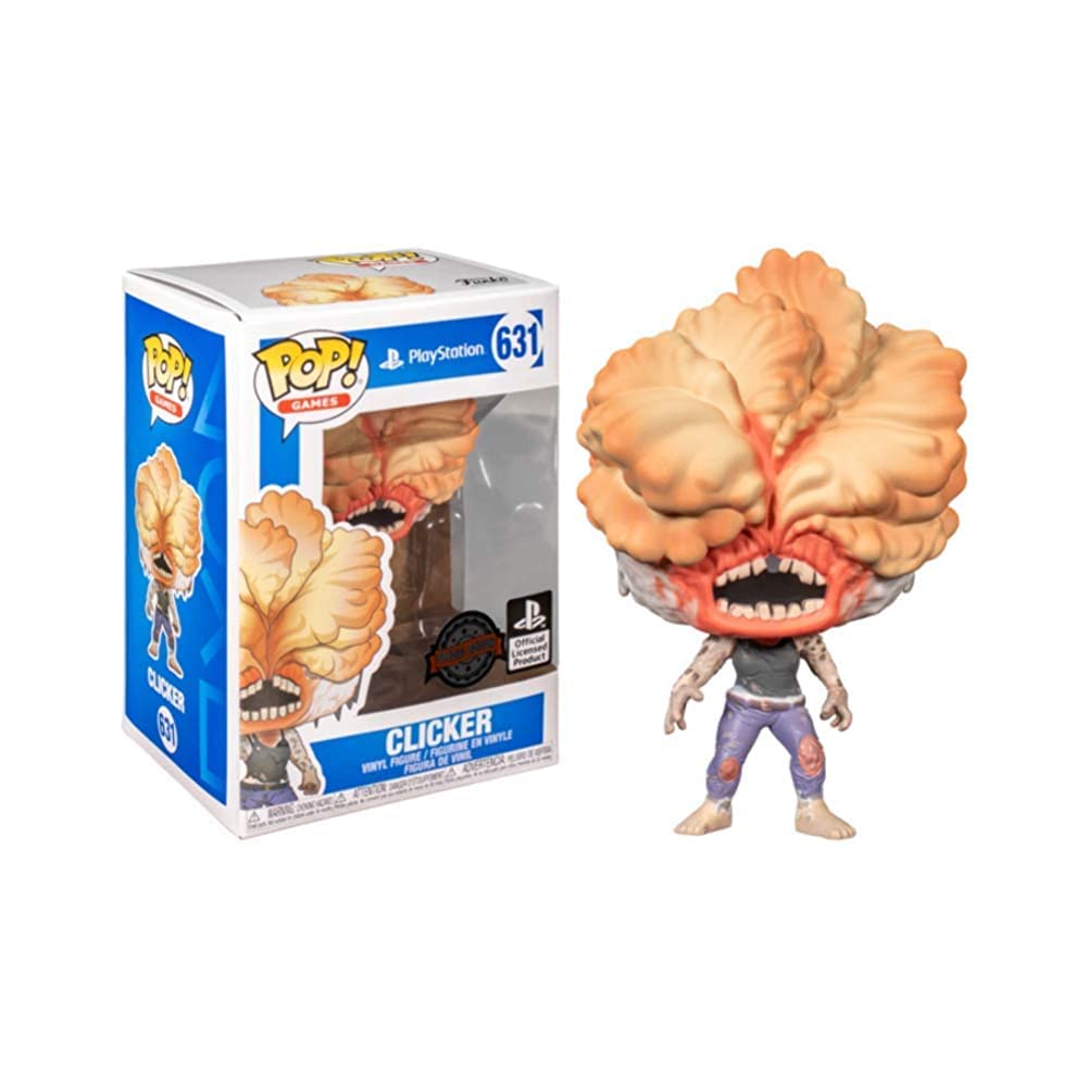 Funko Pop Games PlayStation Clicker #631 - GameStop Exclusive Collectible Figure with Protector Case | Perfect for Gaming Fans & Collectors