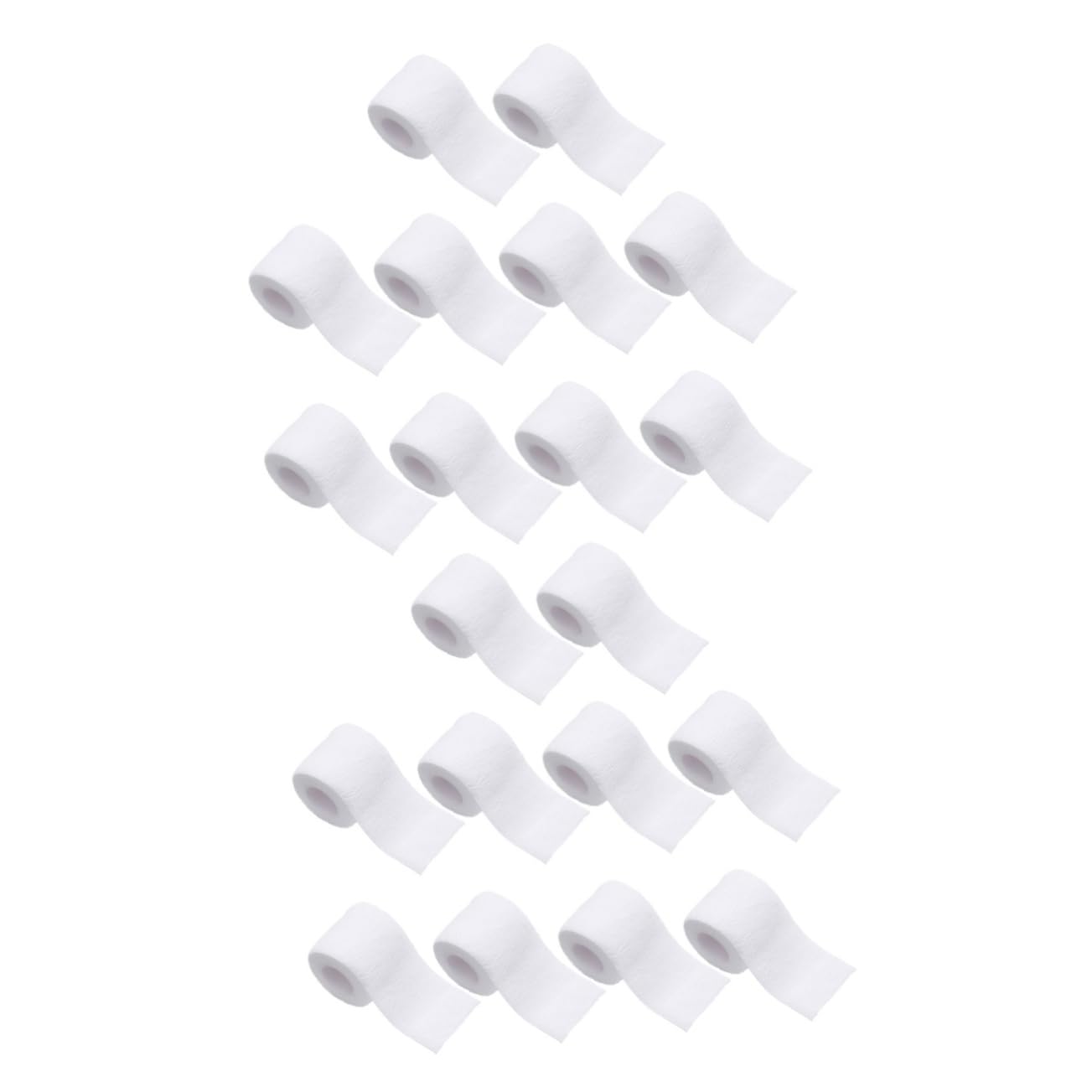 PLAFOPE 20 Pcs Self-Adhesive Non-Woven Wrist & Ankle Tape - Breathable Gauze Bandage for Sports Injury Support, First Aid, Wound Care - Ideal for Athletes, Runners, and Physical Therapy