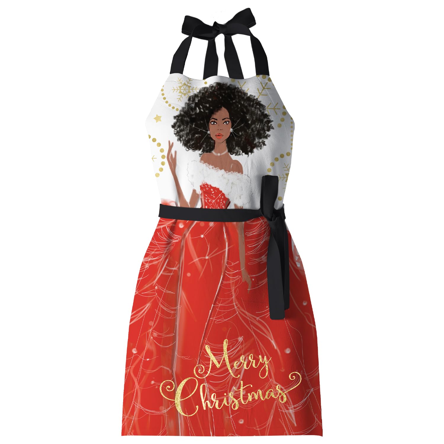 Stylish African American Kitchen Aprons - Durable & Fashionable for Cooking, Baking & Grilling - Perfect for Home Chefs & BBQ Enthusiasts