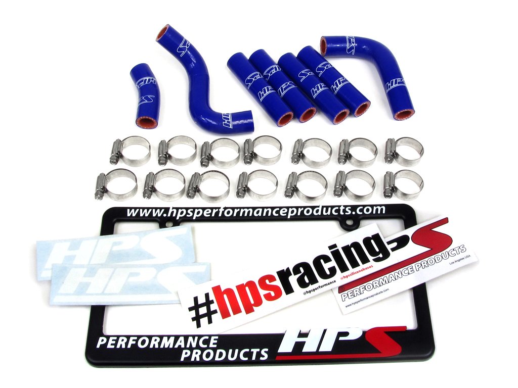 HPS 57-1344-BLUE-1 Blue Silicone Heater Hose Kit for Coolant Systems - Durable Replacement for Cars, Trucks & SUVs - Perfect for Engine Cooling & Maintenance