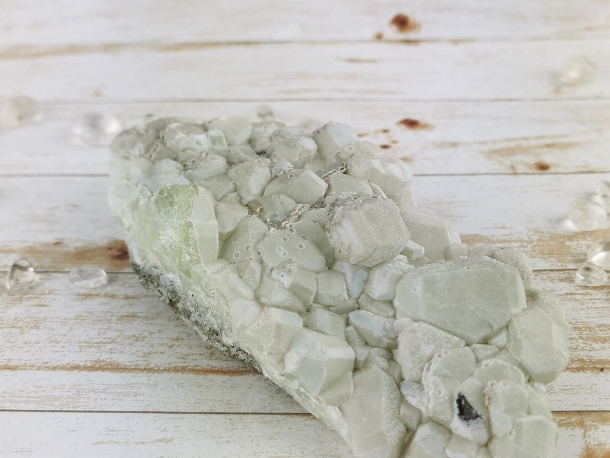 Natural Datolite Crystal Specimen - Rare Mineral Collection for Healing, Meditation & Home Decor | Perfect for Gemstone Enthusiasts & Spiritual Practices