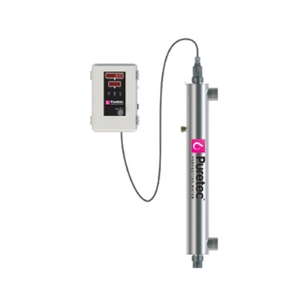 Puretec Radfire RI 6K Commercial UV Water Purification System - 56-106LPM Flow Rate | Ultraviolet Disinfection for Drinking Water, Pools & Industrial Use