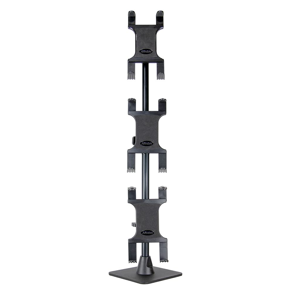 ARKON Triple Tablet Holder Stand for Restaurants - Heavy Duty Mount for Delivery & POS Systems (DoorDash, Uber Eats, Grubhub) | TRITABL29 | Perfect for Multi-Device Management in Food Service Businesses