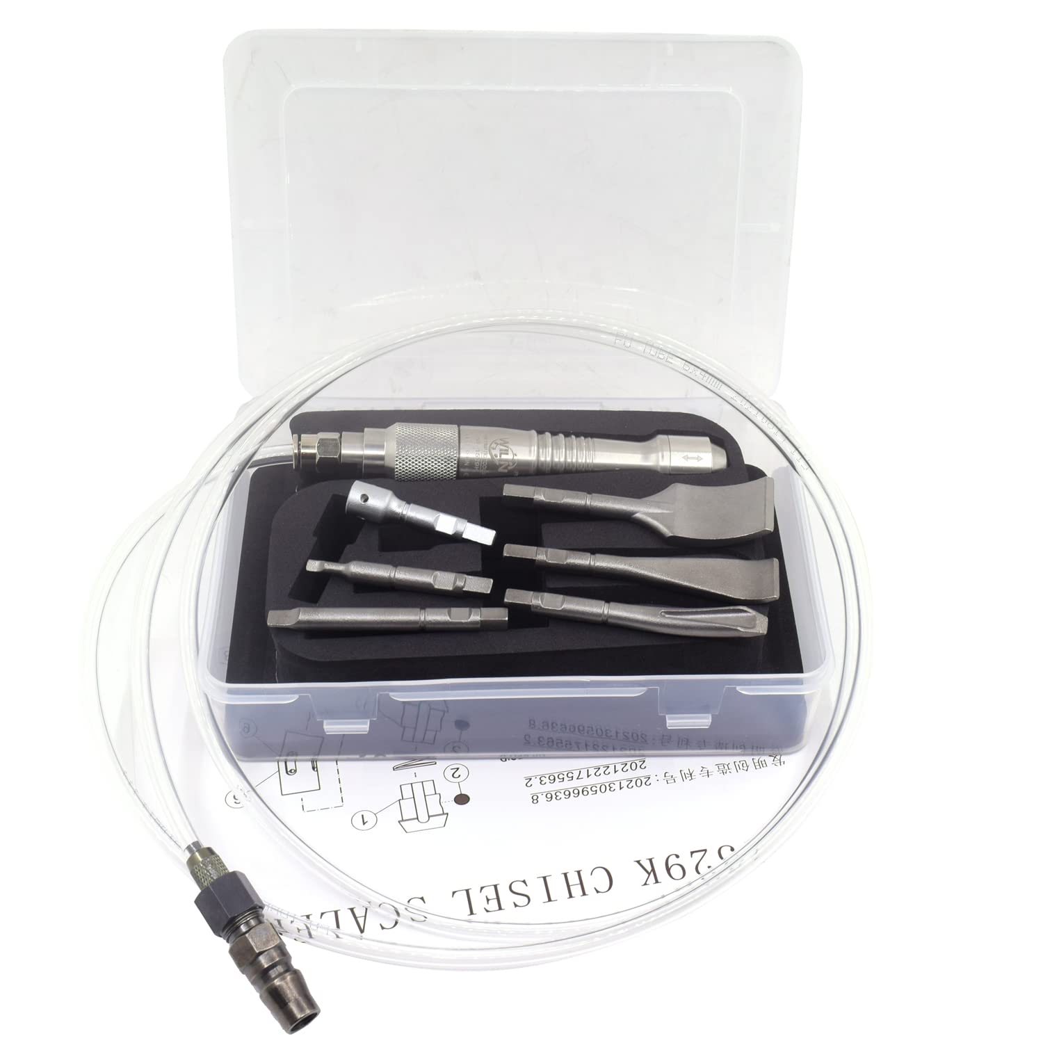 **Pneumatic Air Scraper Kit – Micro Air Flux Chipper & Dental Gypsum Breaker for Stone Carving, Plaster Removal, Woodworking – Professional Stomatology & Engraving Tool for Dentists, Sculptors & Craftsmen**    *(Perfect for Dental Cast Removal, Stone Sculpting, Plaster Demolition & Detailed Wood Carving Projects)*