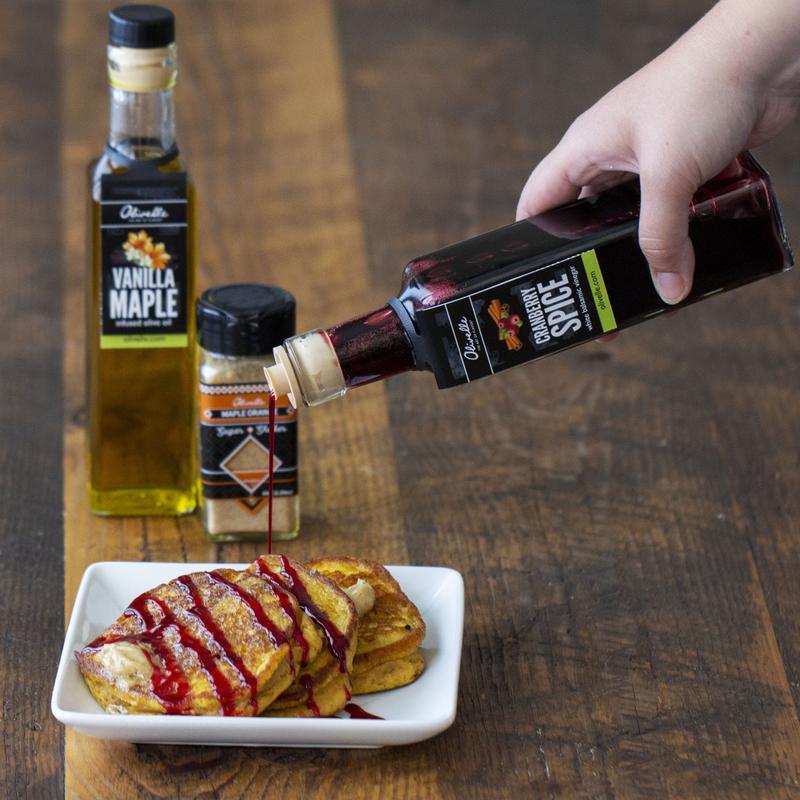 Premium Cranberry Spice White Balsamic Vinegar - Organic, Gluten-Free Gourmet Condiment for Salads, Marinades & Holiday Cooking