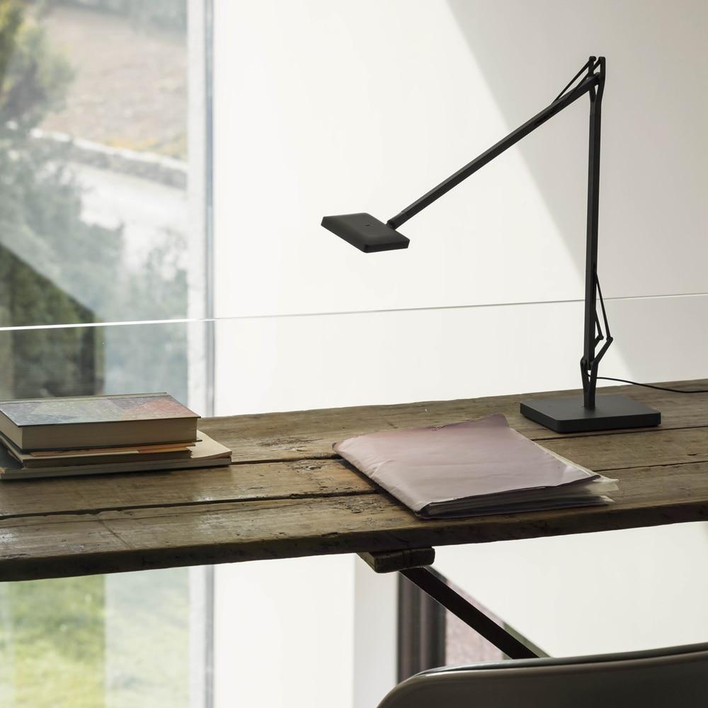 Kelvin Edge Table Lamp - Modern LED Desk Light with Adjustable Brightness for Home Office, Bedroom, and Study Room - Perfect for Reading, Working, and Relaxing