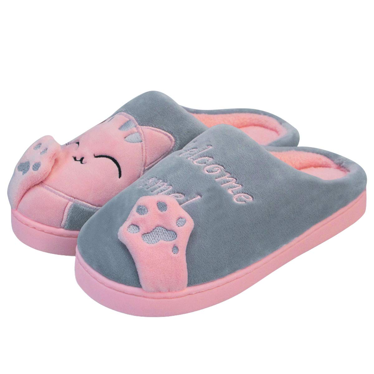 Memory Foam Slippers for Women & Men - Cozy Animal House Shoes for Indoor & Outdoor Use - Perfect for Couples, Home Relaxation & Gift Giving