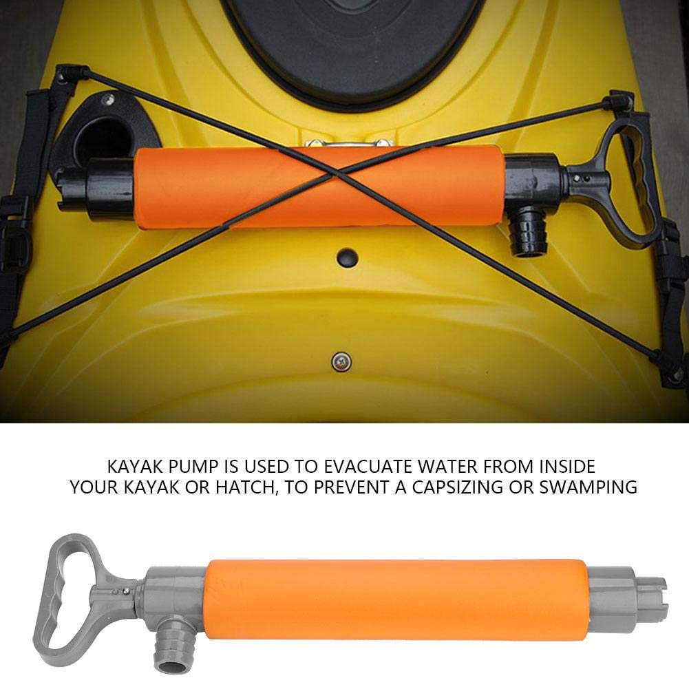 **Portable Kayak Bilge Pump - Emergency Hand Pump for Kayak, Canoe & Small Boats - Lightweight & Floating Water Pump for Outdoor Survival & Marine Use**    *(Perfect for Emergency Water Removal, Kayaking, Fishing & Boating Adventures)*