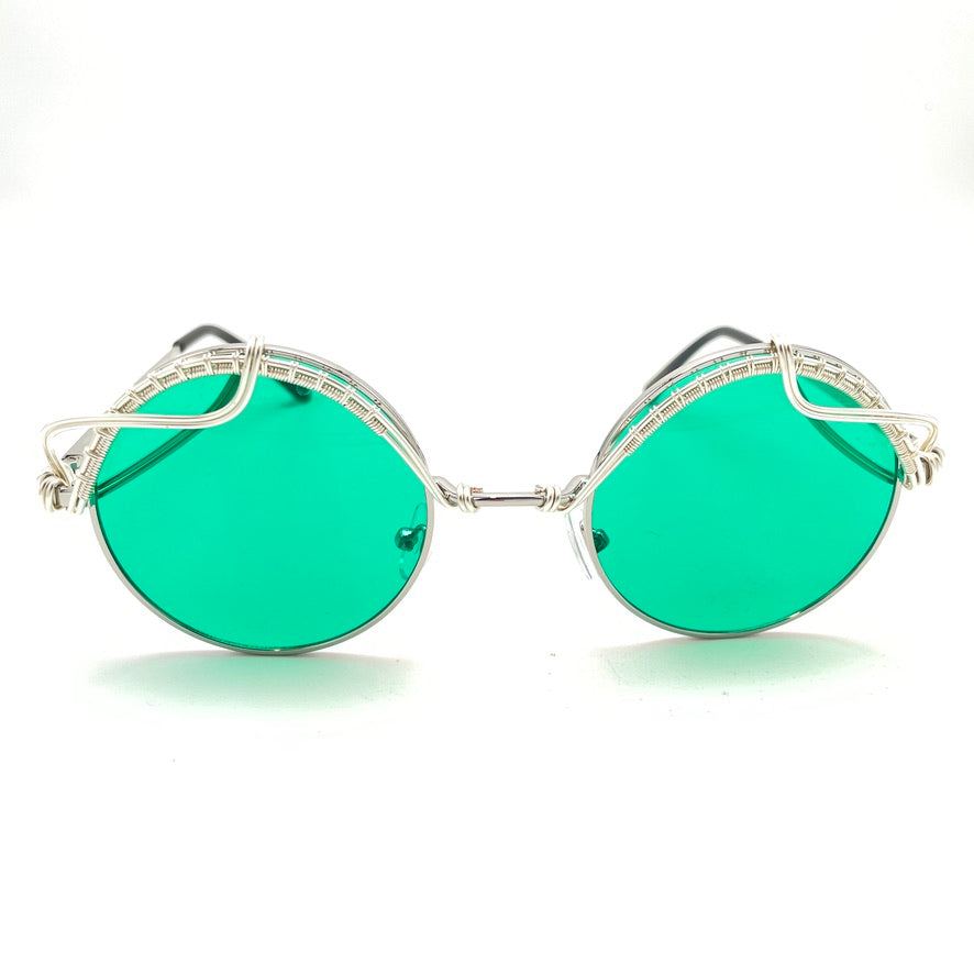 Vintage 90s Round Sunglasses - 4 Stylish Colors for Men & Women | Perfect for Outdoor Activities, Beach, and Fashion Accessories
