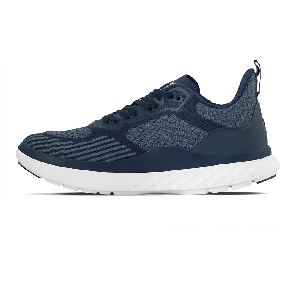 G-DEFY XLR8 Men's Supportive Running Shoes with VersoShock Technology – Arch Support for Plantar Fasciitis, Diabetic & Wide Feet | Pain Relief for Prolonged Standing/Walking | Free Custom Orthotics | Ideal for Jogging, Workouts & All-Day Comfort