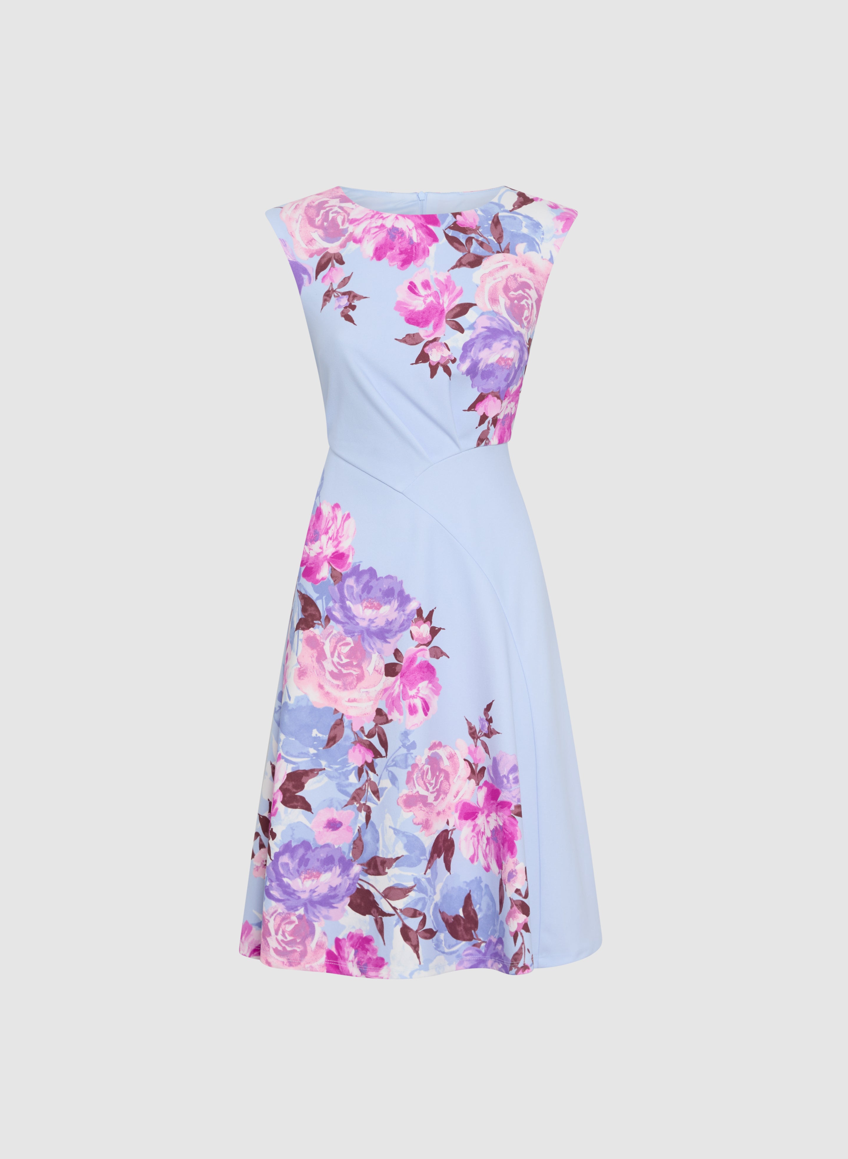 Floral Print Dress for Women - Summer Flowy Boho Maxi Dress with Pockets - Perfect for Beach, Vacation & Casual Outings