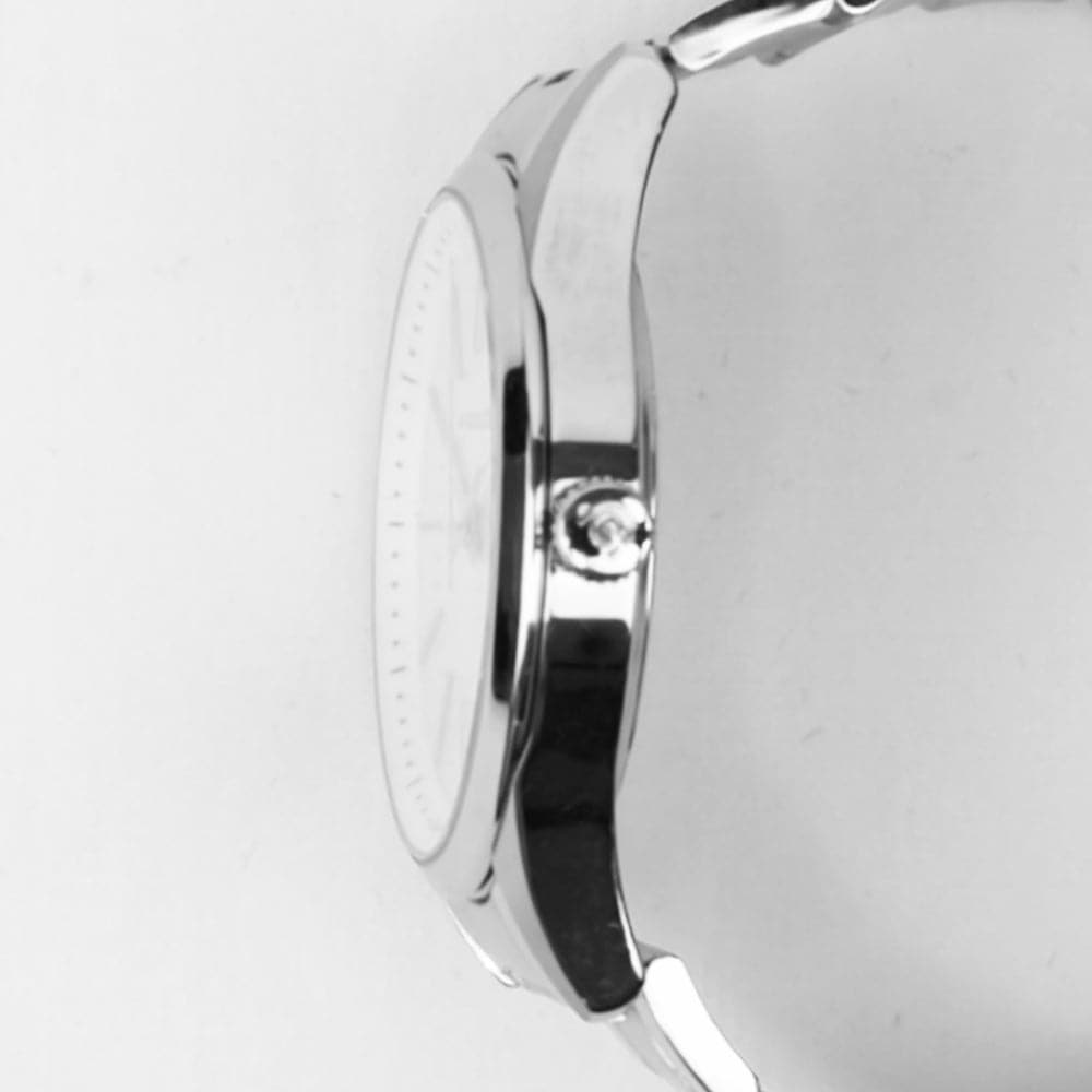 ARIES GOLD URBAN CLASSIC Silver Stainless Steel Men's Watch G120B - Stylish Dress Watch for Business, Formal Occasions & Everyday Wear