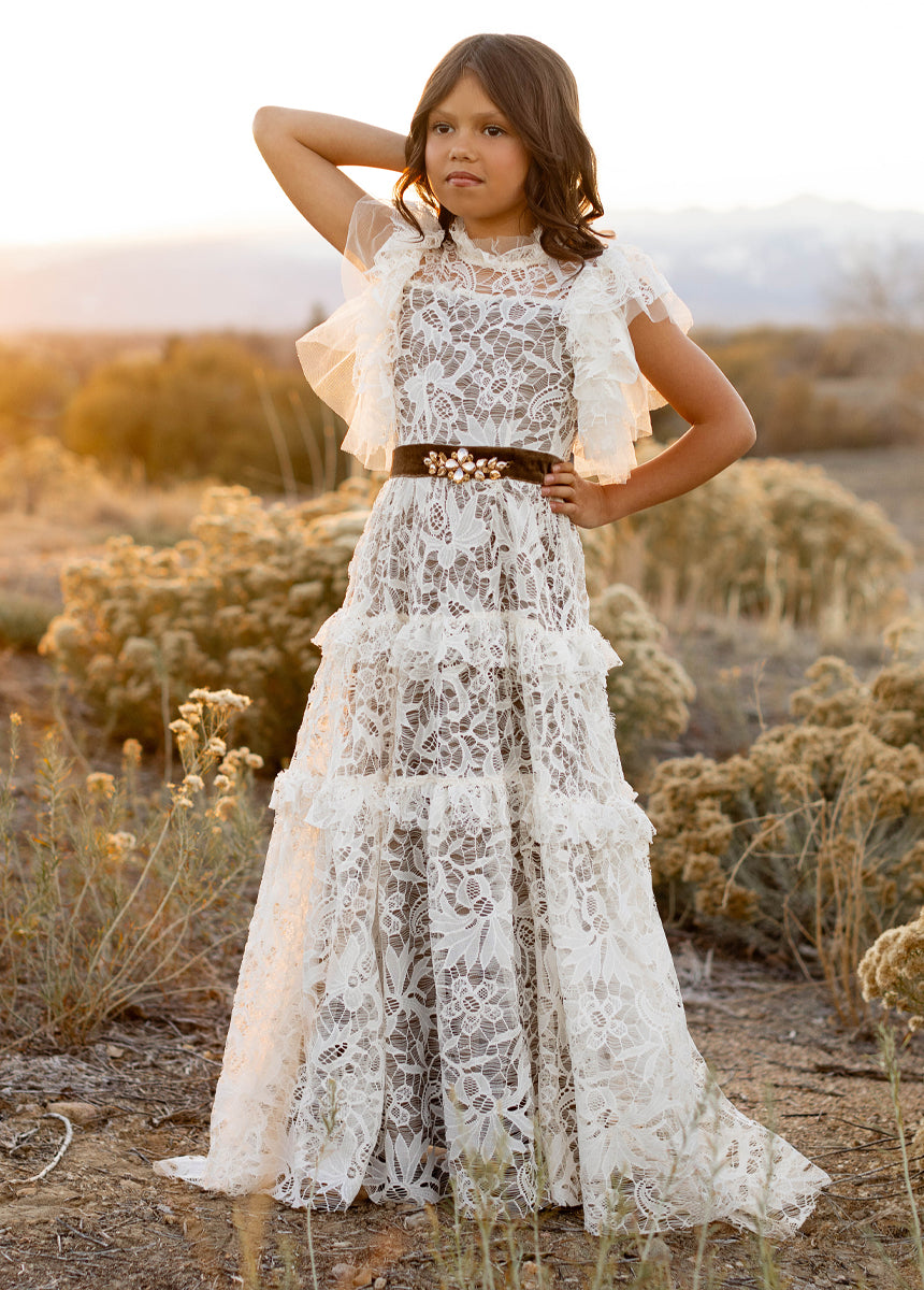 Alethea Impact Dress in Cream - Elegant Women's Midi Dress for Casual & Formal Occasions | Perfect for Weddings, Parties & Office Wear